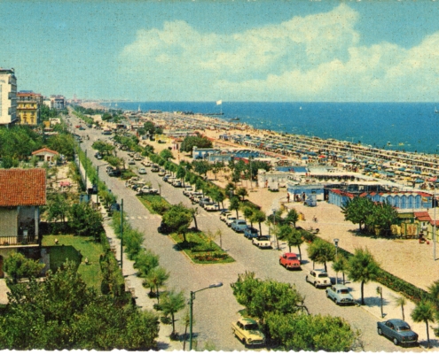 Foto lungomare anni 60 Rivera Romagnola